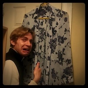 A rose patterned blouse